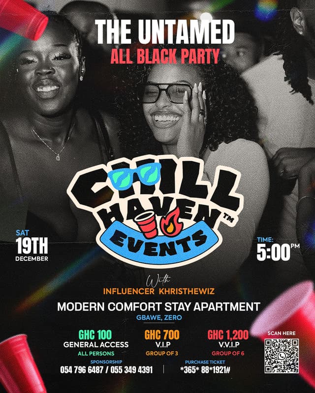 Untamed All Black Party