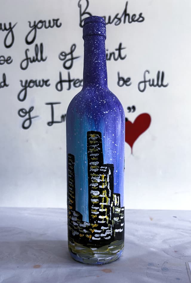 Bottle Painting Session — Art Central, East Legon