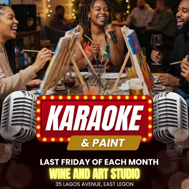 Karaoke & Paint Night — Art Central, East Legon