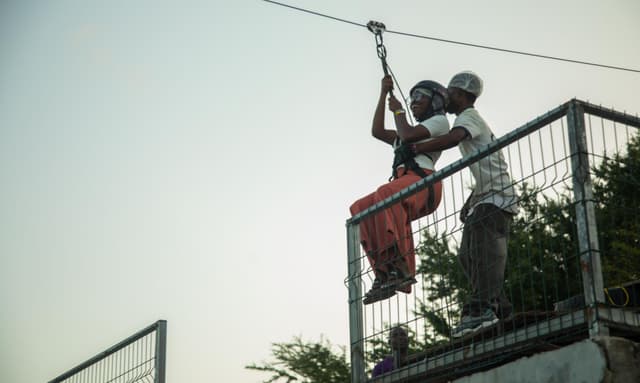 Zipline at DRC Adventure Park