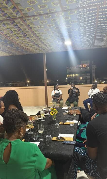 Still soaking in the magic — a chef's collaboration dinner in Accra.