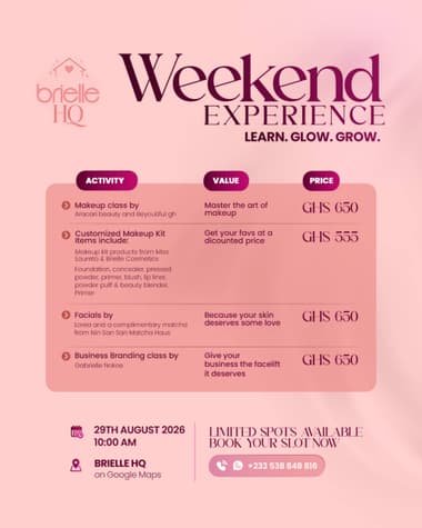 Brielle Weekend Experience