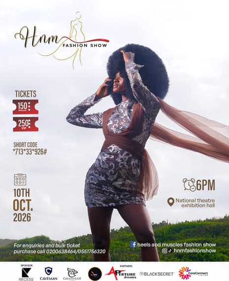 Heels and muscles fashion show