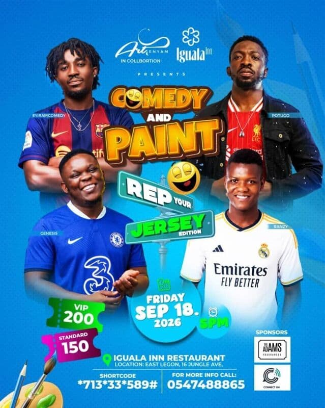Comedy and Paint Rep your Jersey Edition