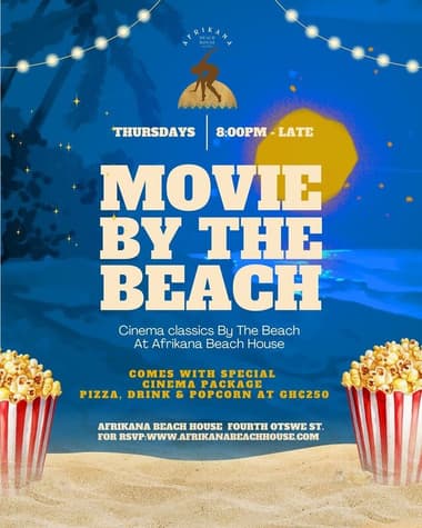 Movie by the beach