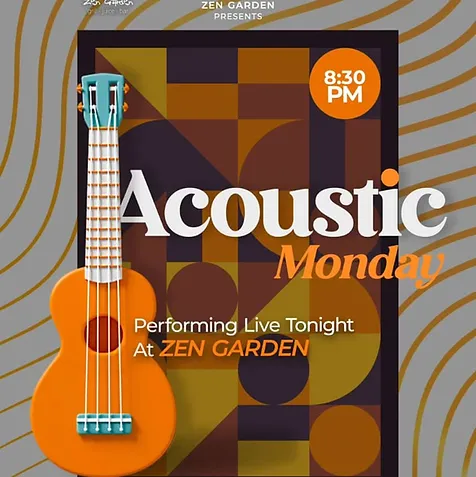 Acoustic Monday at Zen Garden
