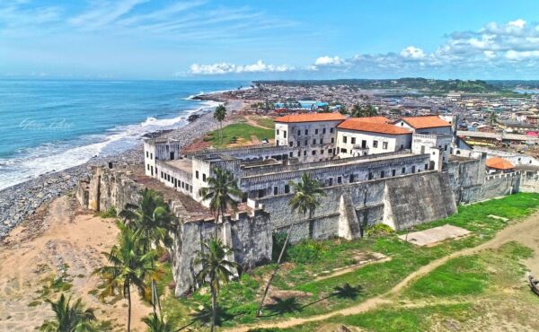 Elmina Castle on Ghana's coastline