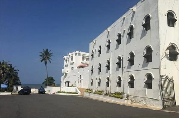 Christiansborg Castle in Ghana