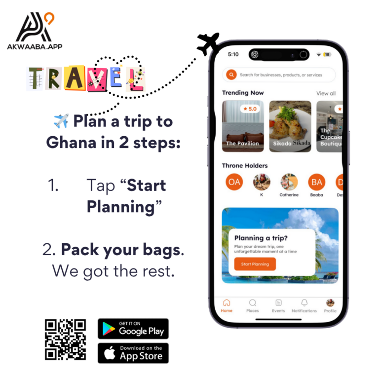 Akwaaba App Trip Planner