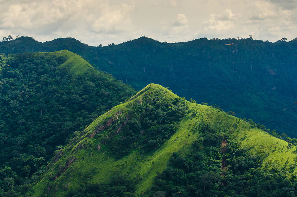 Mountain range in Ghana