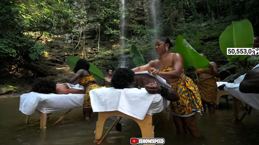 akwaaba app waterfall massage