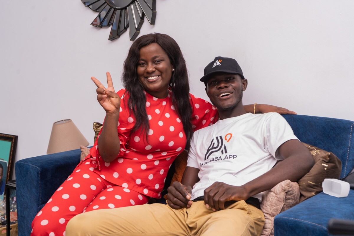 Couple relaxing on a Ghana getaway