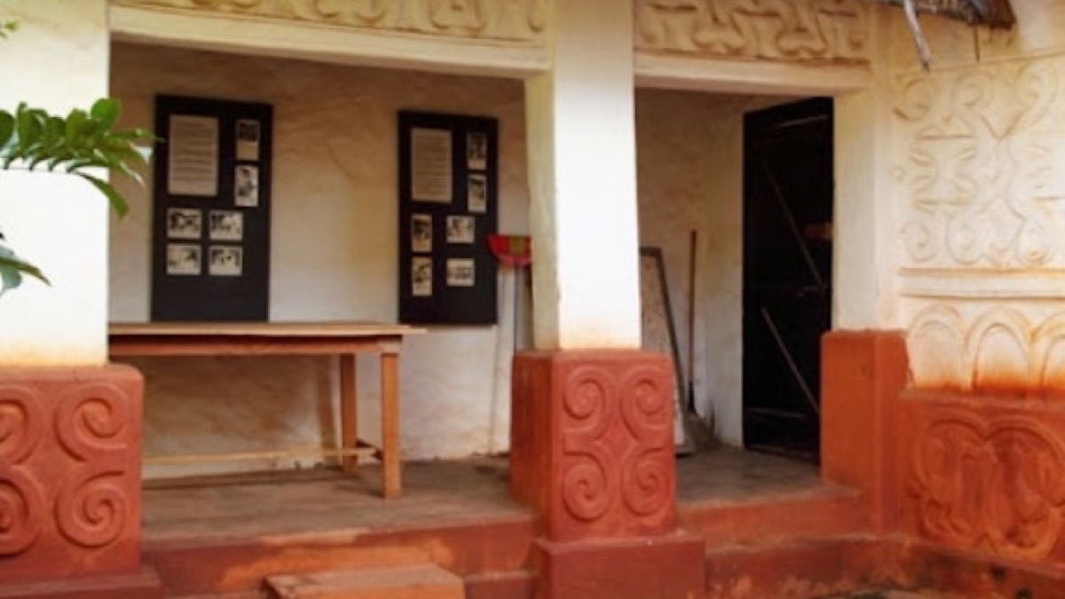 Besease Asante traditional shrine, Ashanti Region Ghana — UNESCO World Heritage Site representing 13th-19th century Ashanti architecture